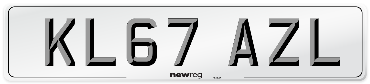 KL67 AZL Number Plate from New Reg
